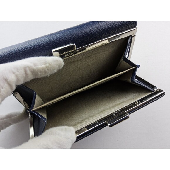 Luria 4C Folding Snap Wallet Navy - Picture 7 of 9